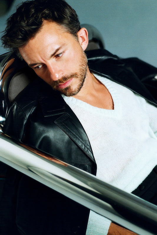 Jonathan Bailey Moody Photo Print Gay Icon Hollywood Celebrity Poster Handsome Man Wall Art Hot Male Model Aesthetic Decor for Bedroom Office