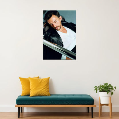Jonathan Bailey Moody Photo Print Gay Icon Hollywood Celebrity Poster Handsome Man Wall Art Hot Male Model Aesthetic Decor for Bedroom Office - xonomax