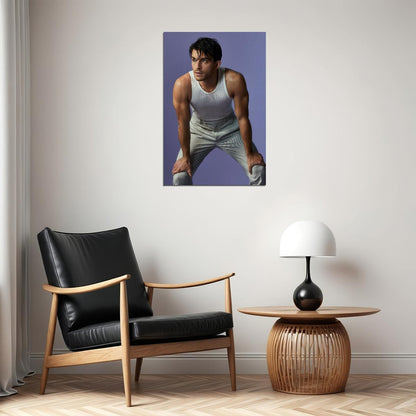 Jonathan Bailey Sexy Wet Shirt Photo Print Gay Icon Hollywood Celebrity Poster Handsome Man Wall Art Hot Male Model Aesthetic Decor for Bedroom Living Space