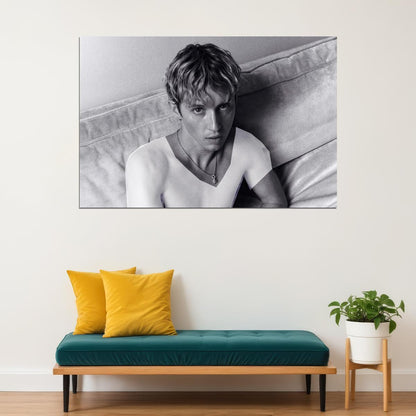 Troye Sivan Black and White Photo Print Gay Icon Hollywood Celebrity Poster Handsome Man Wall Art Stylish Male Aesthetic Decor for Bedroom Living Space