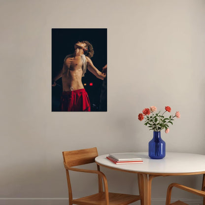 Troye Sivan Sexy Performance Photo Print Gay Icon Hollywood Celebrity Poster Shirtless Handsome Man Wall Art Hot Male Aesthetic Decor for Bedroom Living Room - xonomax