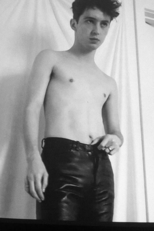 Troye Sivan Artistic Black and White Photo Print Gay Icon Hollywood Celebrity Poster Shirtless Handsome Man Wall Art Hot Male Aesthetic Decor for Bedroom Living Room