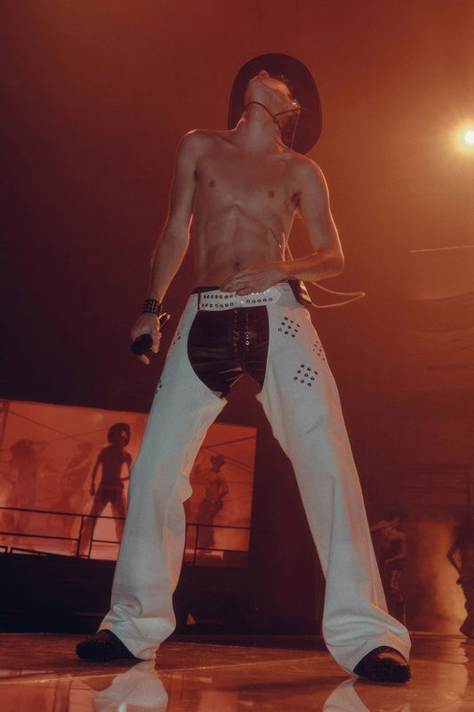 Troye Sivan Performance Photo Print Hollywood Celebrity Poster Shirtless Handsome Man Wall Art Hot Male Aesthetic Decor for Bedroom Living Room