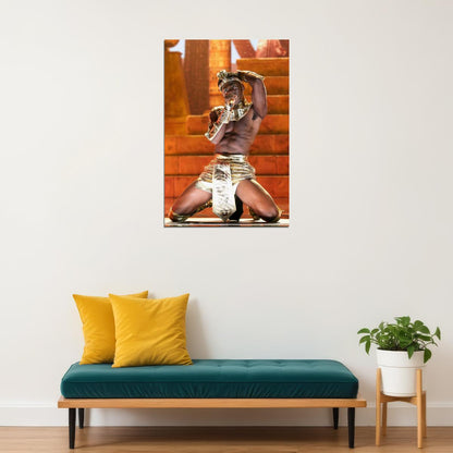 Lil Nas X Performance Photo Print Gay Icon Hollywood Celebrity Poster Shirtless Handsome Black Man Wall Art Hot Male Aesthetic Decor for Bedroom Living Room - xonomax