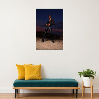 Lil Nas X Stylish Photo Print Hollywood Celebrity Poster Handsome Black Man Wall Art Hot Male Model Aesthetic Decor for Bedroom Living Room - xonomax