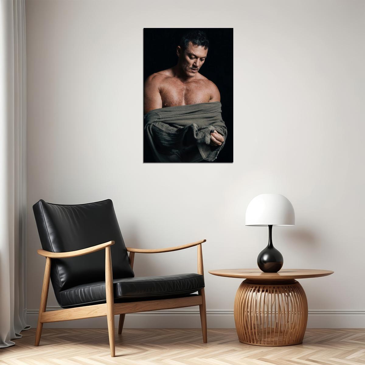 Luke Evans Sexy Photo Print Gay Icon Hollywood Celebrity Poster Shirtless Handsome Man Wall Art Hot Male Aesthetic Decor for Bedroom Living Room - xonomax