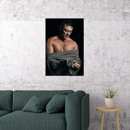 Luke Evans Sexy Photo Print Gay Icon Hollywood Celebrity Poster Shirtless Handsome Man Wall Art Hot Male Aesthetic Decor for Bedroom Living Room - xonomax