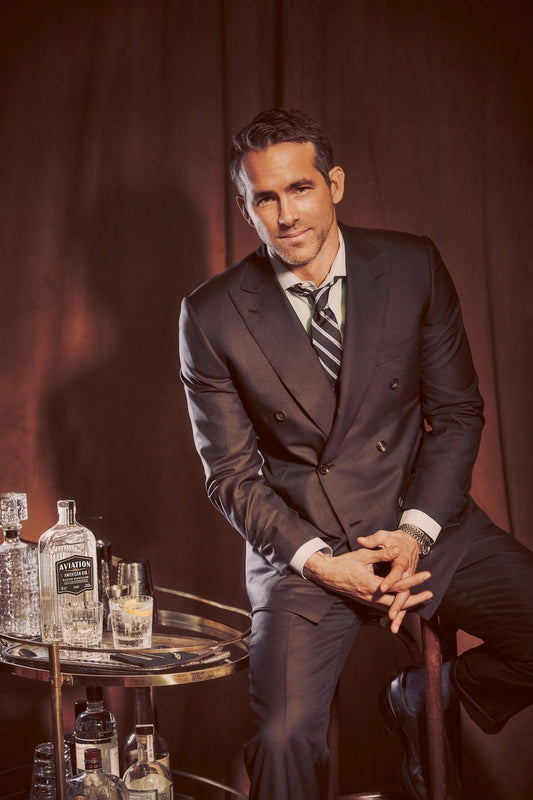 Ryan Reynolds Stylish Suit Photo Print Hollywood Celebrity Poster Handsome Man Wall Art Hot Male Model Aesthetic Decor for Bedroom Office
