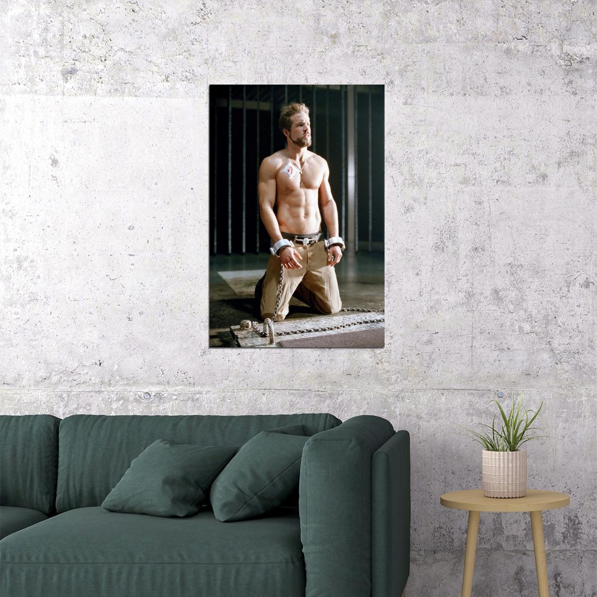 Ryan Reynolds Shirtless Photo Print Hollywood Celebrity Poster Handsome Man Wall Art Hot Male Model Aesthetic Decor for Bedroom Living Room