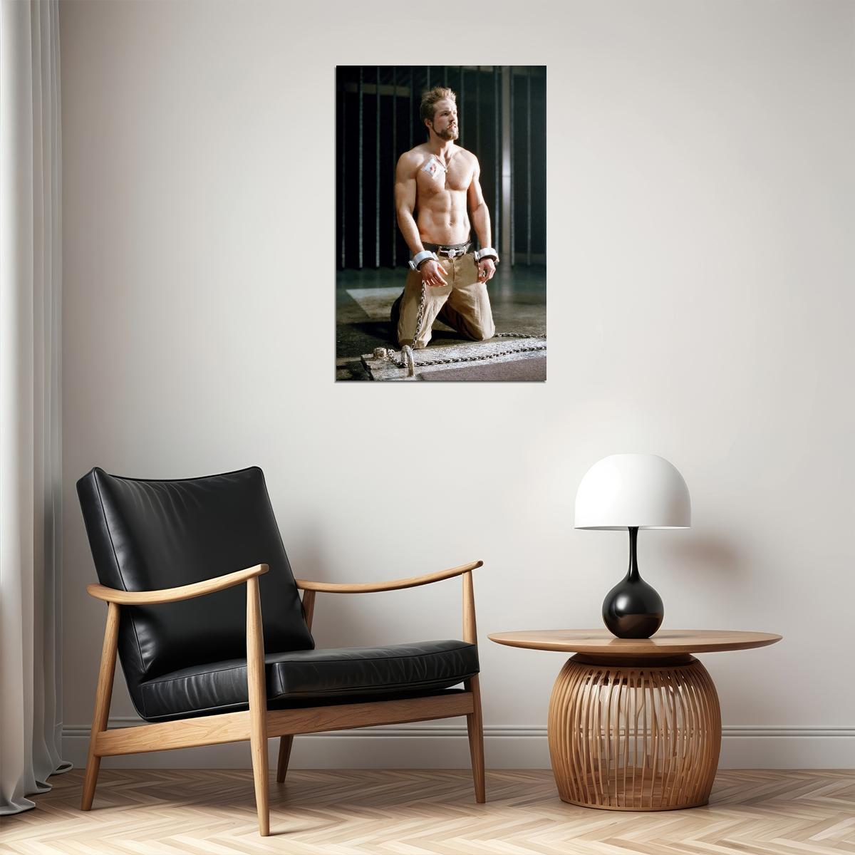 Ryan Reynolds Shirtless Photo Print Hollywood Celebrity Poster Handsome Man Wall Art Hot Male Model Aesthetic Decor for Bedroom Living Room