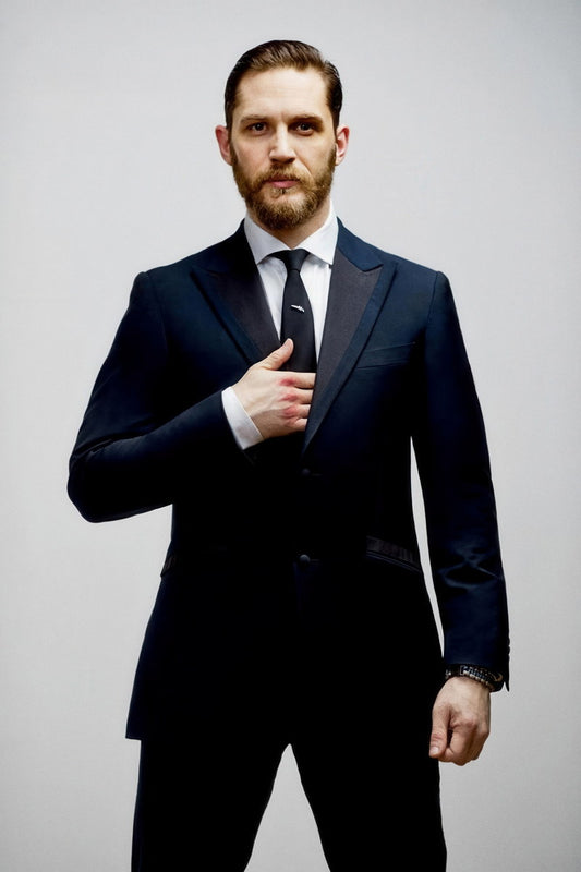 Tom Hardy Stylish Suit Photo Print Hollywood Celebrity Poster Handsome Man Wall Art Hot Male Model Aesthetic Decor for Bedroom Living Room
