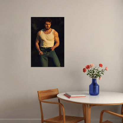 Paul Mescal Stylish Tank Top Photo Print Hollywood Celebrity Poster Handsome Man Wall Art Hot Male Model Aesthetic Decor for Bedroom Living Room - xonomax