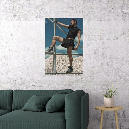Paul Mescal Stylish Male Model Photo Print Hollywood Celebrity Poster Handsome Man Wall Art Hot Actor Aesthetic Decor for Bedroom Living Room - xonomax