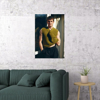 Paul Mescal Trendy Fashion Photo Print Hollywood Celebrity Poster Handsome Man Wall Art Hot Male Model Aesthetic Decor for Bedroom Living Space - xonomax