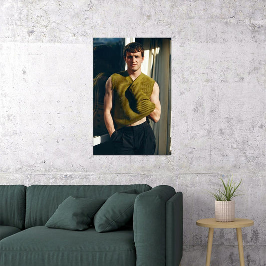 Paul Mescal Trendy Fashion Photo Print Hollywood Celebrity Poster Handsome Man Wall Art Hot Male Model Aesthetic Decor for Bedroom Living Space - xonomax