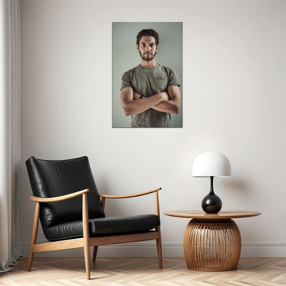 Ben Barnes Stylish Photo Print Hollywood Celebrity Poster Handsome Man Wall Art Hot Male Model Aesthetic Decor for Bedroom Living Room - xonomax
