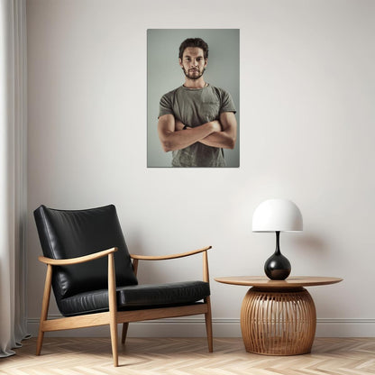 Ben Barnes Stylish Photo Print Hollywood Celebrity Poster Handsome Man Wall Art Hot Male Model Aesthetic Decor for Bedroom Living Room - xonomax