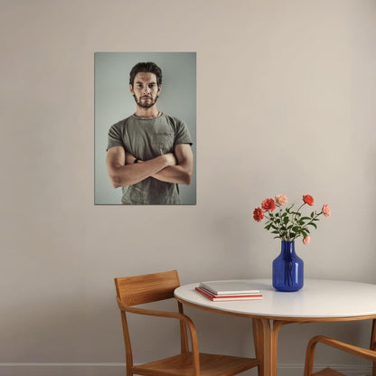 Ben Barnes Stylish Photo Print Hollywood Celebrity Poster Handsome Man Wall Art Hot Male Model Aesthetic Decor for Bedroom Living Room - xonomax