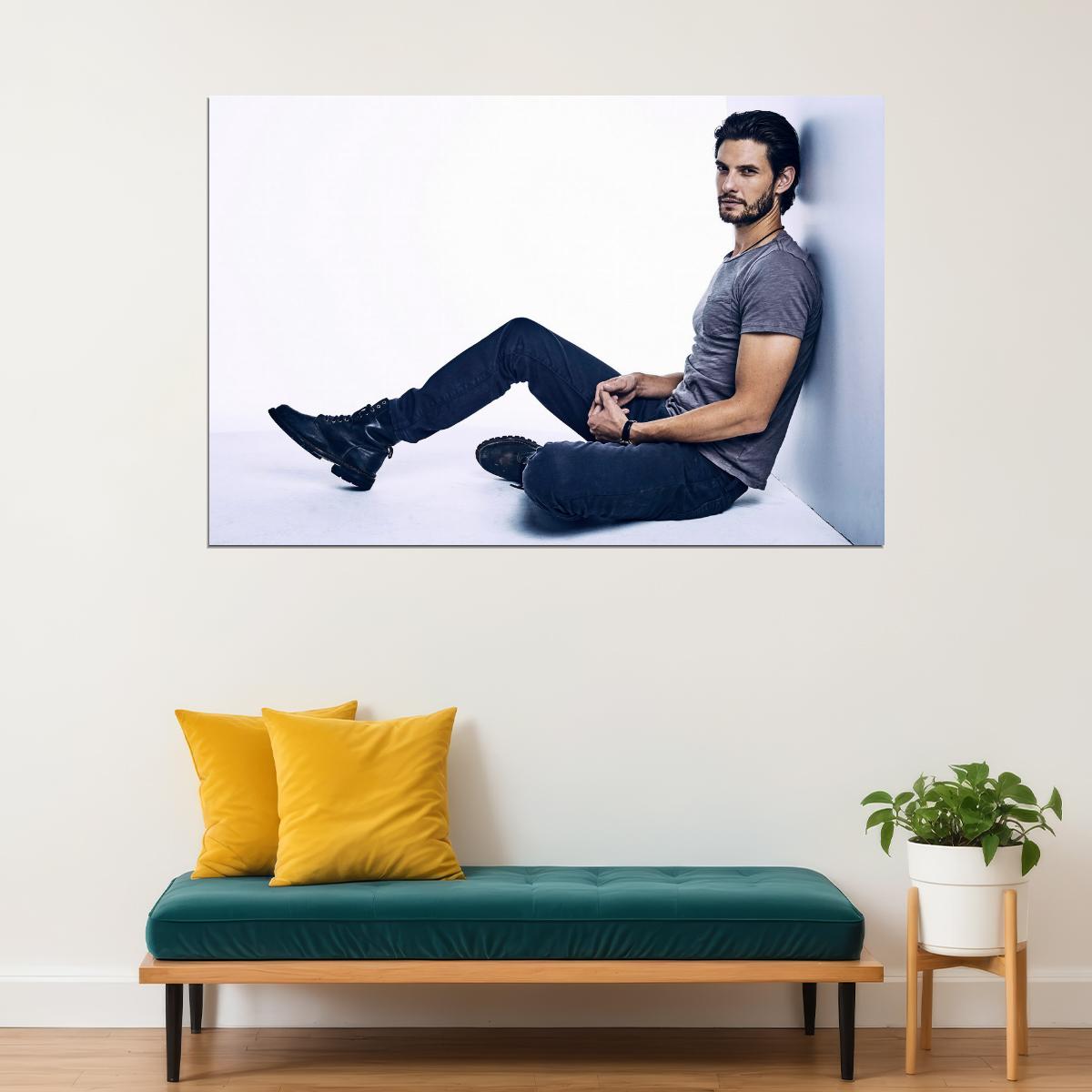 Ben Barnes Casual Modern Photo Print Hollywood Celebrity Poster Handsome Man Wall Art Hot Male Model Aesthetic Decor for Bedroom Living Space - xonomax