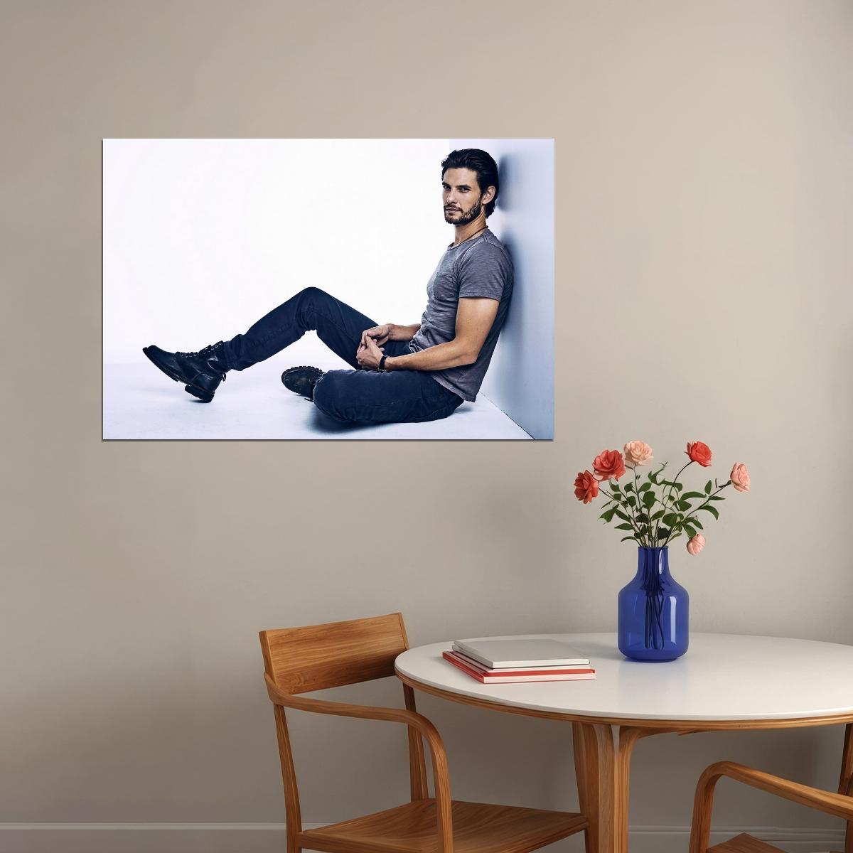 Ben Barnes Casual Modern Photo Print Hollywood Celebrity Poster Handsome Man Wall Art Hot Male Model Aesthetic Decor for Bedroom Living Space - xonomax