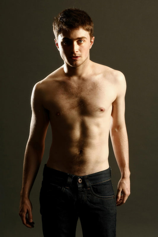 Daniel Radcliffe Shirtless Movie Star Photo Print Hollywood Celebrity Poster Handsome Man Wall Art Hot Male Aesthetic Decor for Bedroom Living Room - xonomax