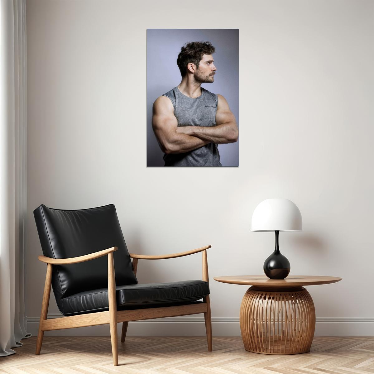Henry Cavill Strong Arms Photo Print Hollywood Celebrity Poster Handsome Man Wall Art Hot Male Model Aesthetic Decor for Bedroom Living Room - xonomax