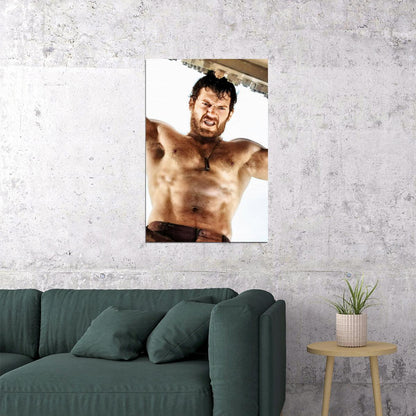 Henry Cavill Shirtless Heroic Photo Print Hollywood Celebrity Poster Handsome Man Wall Art Hot Male Aesthetic Decor for Bedroom Living Space - xonomax