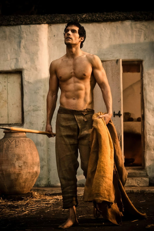 Henry Cavill Warrior Shirtless Movie Poster Hollywood Celebrity Print Handsome Man Wall Art Hot Male Aesthetic Decor for Bedroom Living Room - xonomax