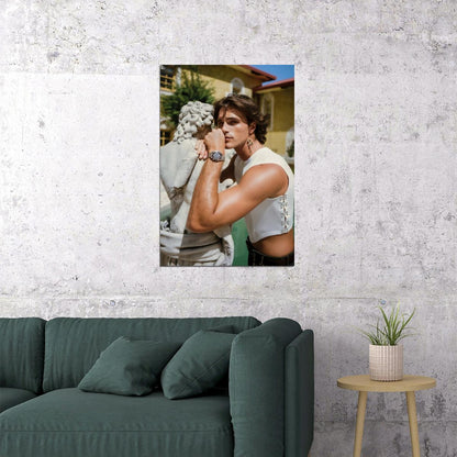 Jacob Elordi Handsome Male Model Photo Print Hollywood Celebrity Poster Stylish Man Wall Art Hot Actor Aesthetic Decor for Bedroom Living Room - xonomax