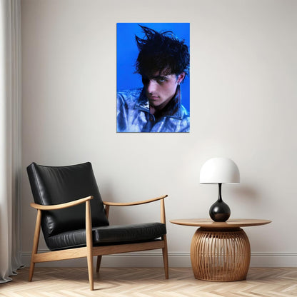 Jacob Elordi Trendy Blue Fashion Photo Print Hollywood Celebrity Poster Handsome Man Wall Art Hot Male Aesthetic Decor for Bedroom Living Space - xonomax