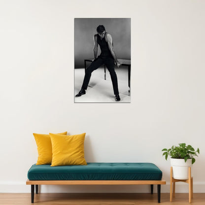 Jacob Elordi Black and White Elegant Suit Photo Print Hollywood Celebrity Poster Handsome Man Wall Art Hot Male Model Aesthetic Decor for Bedroom Living Room - xonomax
