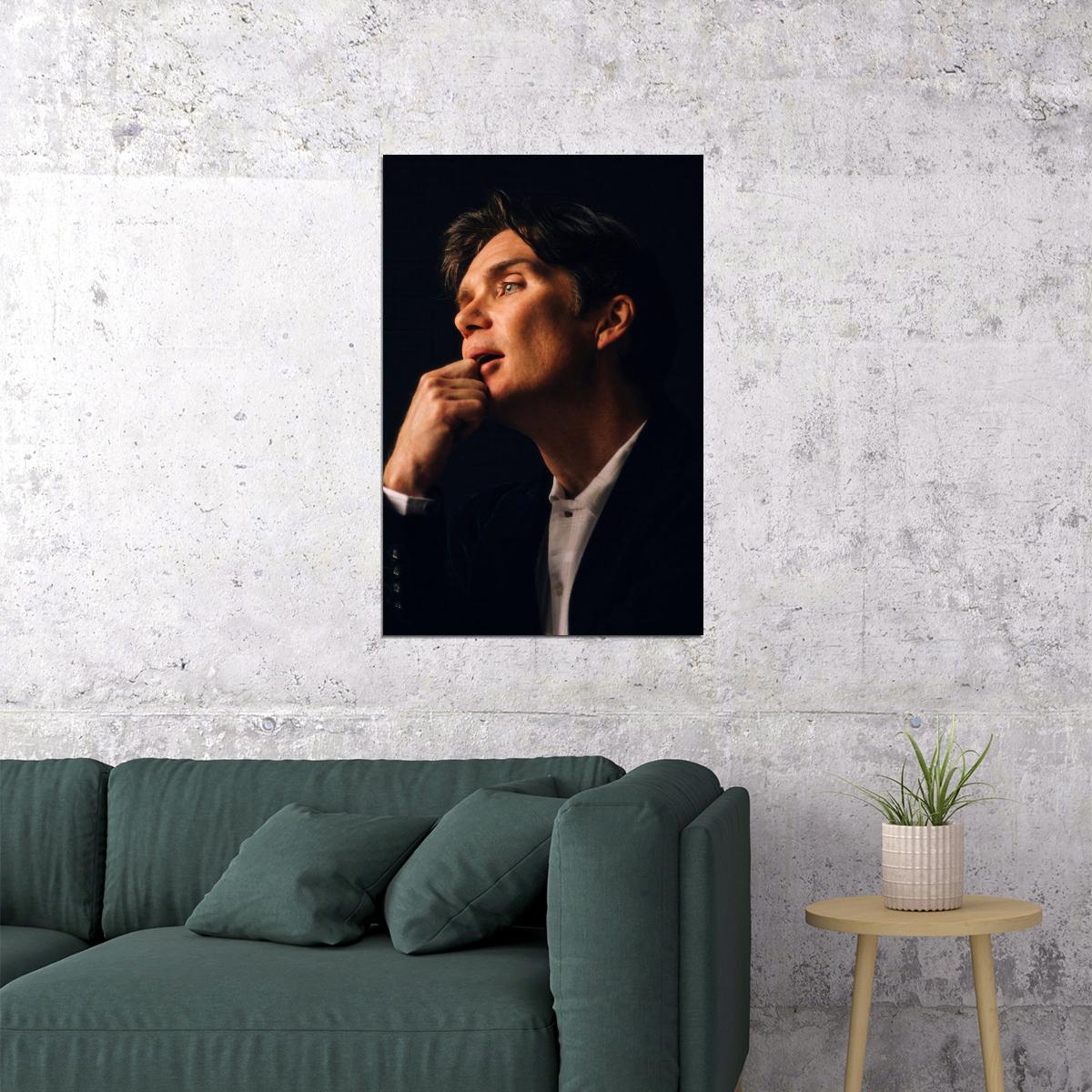 Cillian Murphy Classic Look Photo Print Hollywood Celebrity Poster Handsome Man Wall Art Hot Male Actor Aesthetic Decor for Bedroom Living Room - xonomax