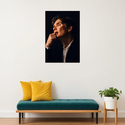 Cillian Murphy Classic Look Photo Print Hollywood Celebrity Poster Handsome Man Wall Art Hot Male Actor Aesthetic Decor for Bedroom Living Room - xonomax