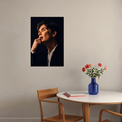 Cillian Murphy Classic Look Photo Print Hollywood Celebrity Poster Handsome Man Wall Art Hot Male Actor Aesthetic Decor for Bedroom Living Room - xonomax