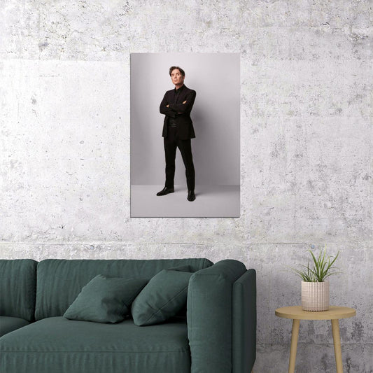 Cillian Murphy Full-Body Suit Portrait Photo Print Hollywood Celebrity Poster Handsome Man Wall Art Hot Male Actor Aesthetic Decor for Bedroom Office - xonomax