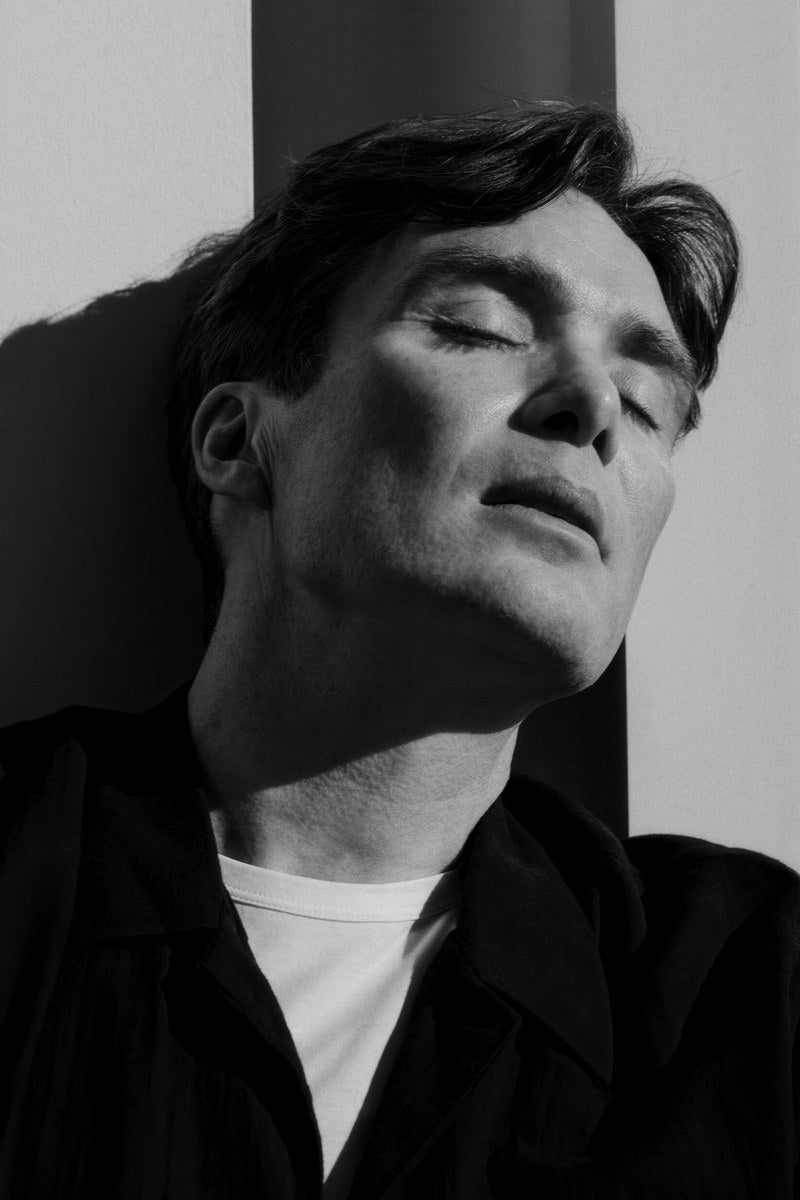 Cillian Murphy Black and Sexy Portrait Photo Print Hollywood Celebrity Poster Handsome Man Wall Art Hot Male Actor Aesthetic Decor for Bedroom Living Space - xonomax