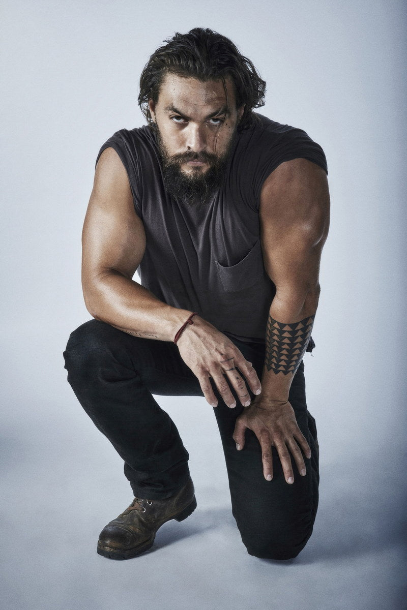 Jason Momoa Hollywood Celebrity Photo Print Handsome Man Poster Hot Male Actor Wall Art Aesthetic Decor for Bedroom Living Room - xonomax