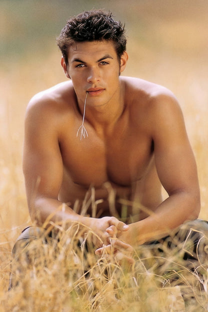 Jason Momoa Young Shirtless Photo Print Hollywood Celebrity Poster Handsome Man Wall Art Hot Male Actor Aesthetic Decor for Bedroom Living Room - xonomax