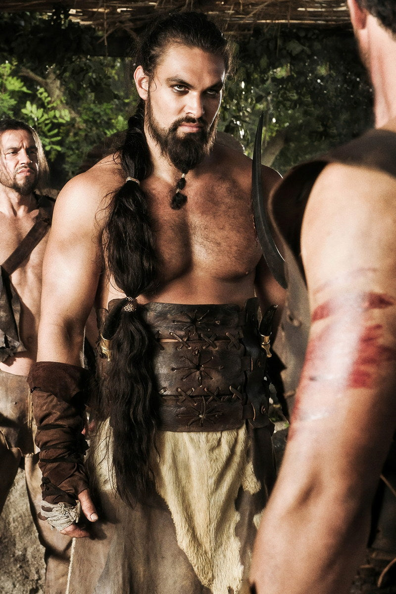 Jason Momoa Shirtless Drogo Fierce Look Photo Print Hollywood Celebrity Poster Handsome Man Wall Art Hot Male Actor Aesthetic Decor for Bedroom Office - xonomax