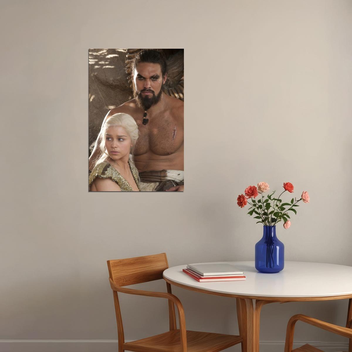 Jason Momoa Shirtless Drogo Photo Print Hollywood Celebrity Poster Handsome Man Wall Art Hot Male Actor Aesthetic Decor for Bedroom Living Room - xonomax