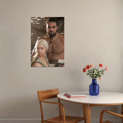 Jason Momoa Shirtless Drogo Photo Print Hollywood Celebrity Poster Handsome Man Wall Art Hot Male Actor Aesthetic Decor for Bedroom Living Room - xonomax