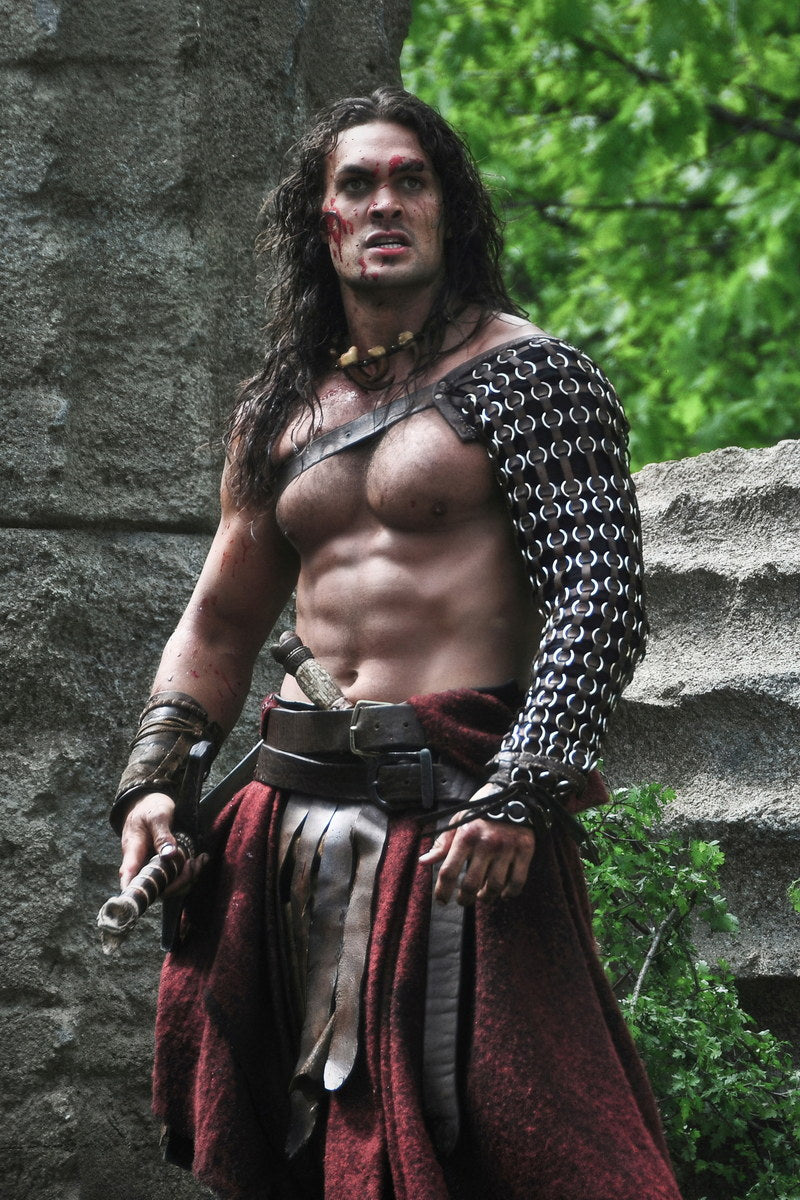 Jason Momoa Barbarian Epic Warrior Photo Print Hollywood Celebrity Poster Handsome Man Wall Art Hot Male Actor Aesthetic Decor for Bedroom Living Space - xonomax