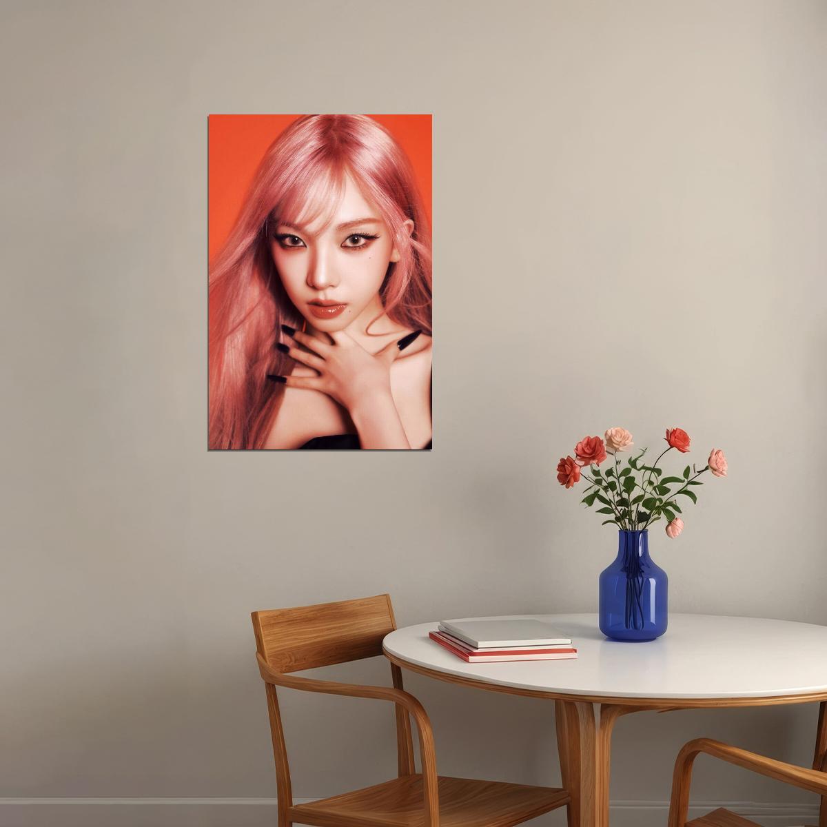 Aespa Karina Poster Fashion Photo Print K-Pop Home Decor For Living Room Aesthetic Kpop Female Girl Group - xonomax