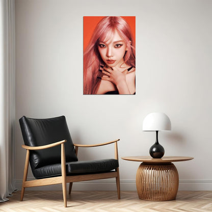 Aespa Karina Poster Fashion Photo Print K-Pop Home Decor For Living Room Aesthetic Kpop Female Girl Group - xonomax