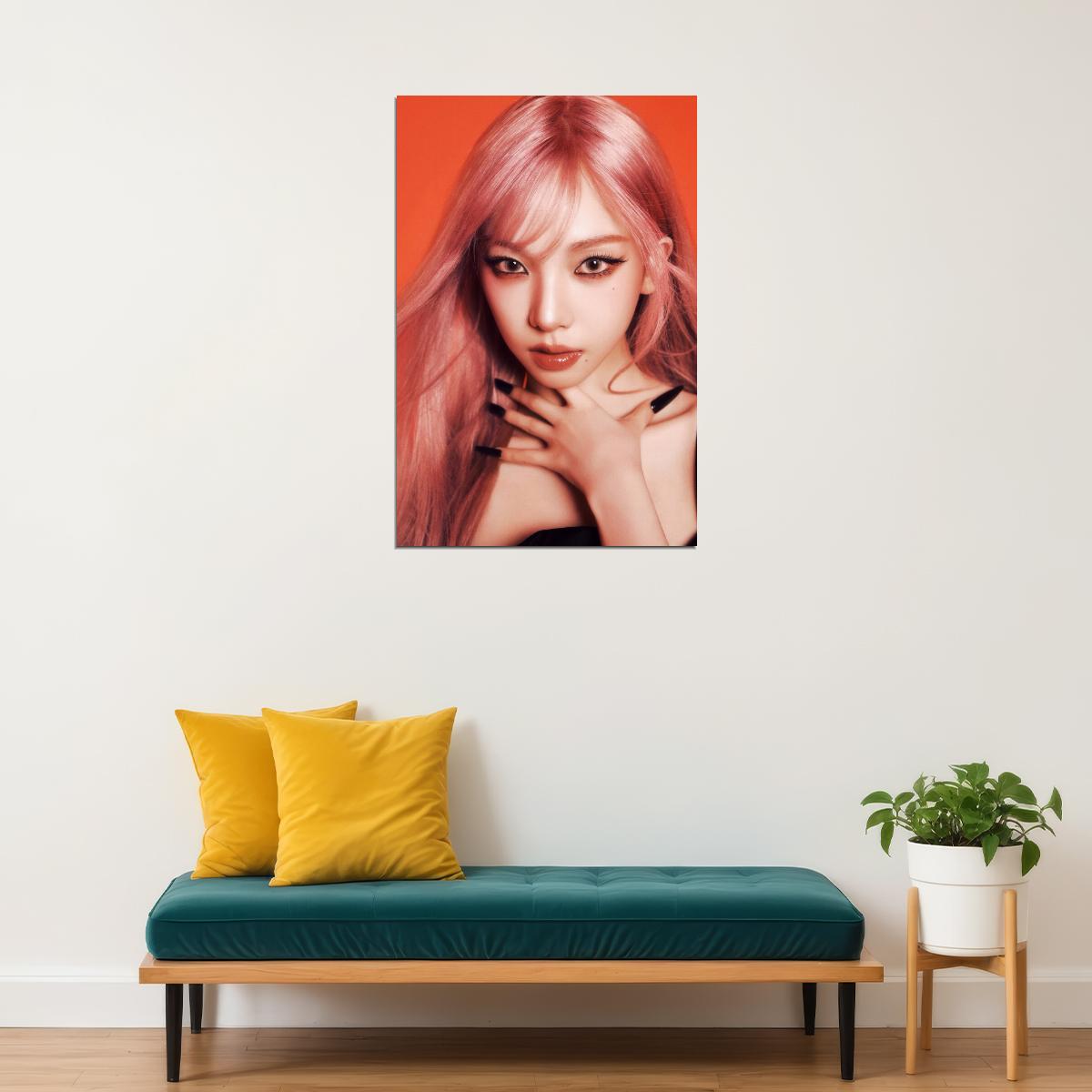 Aespa Karina Poster Fashion Photo Print K-Pop Home Decor For Living Room Aesthetic Kpop Female Girl Group - xonomax