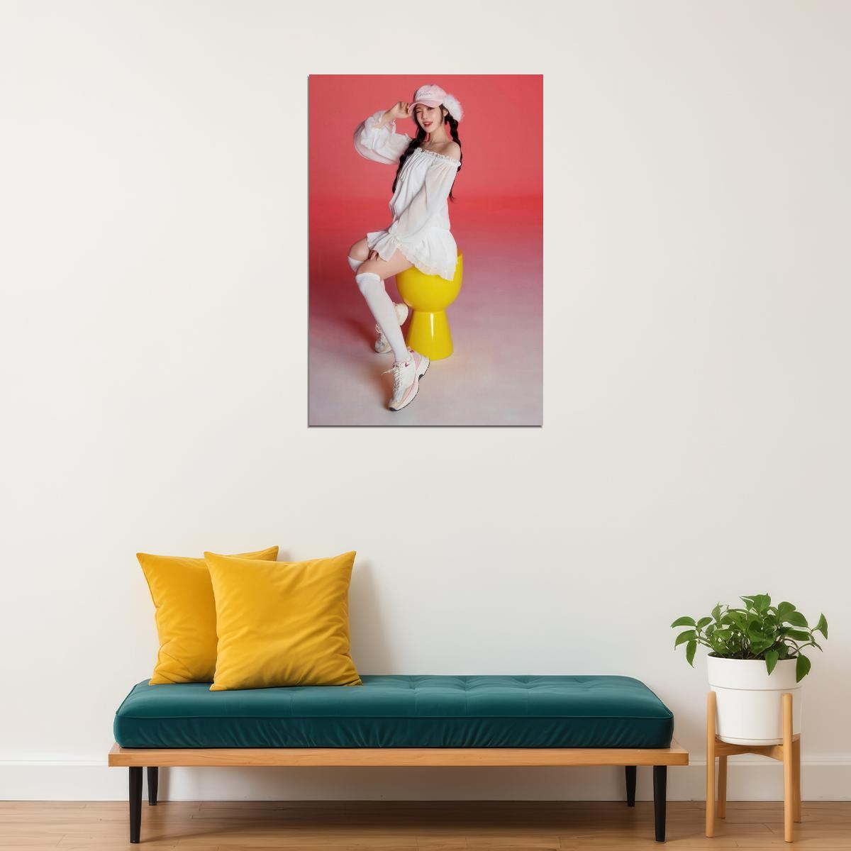 Aespa Ningning Poster Fashion Photo Print K-Pop Home Decor For Living Room Aesthetic Kpop Female Girl Group - xonomax