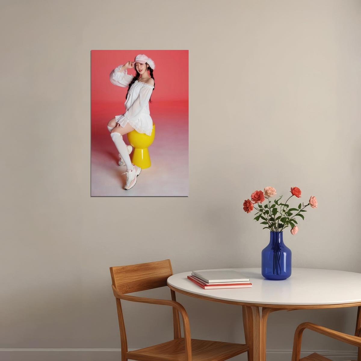 Aespa Ningning Poster Fashion Photo Print K-Pop Home Decor For Living Room Aesthetic Kpop Female Girl Group - xonomax