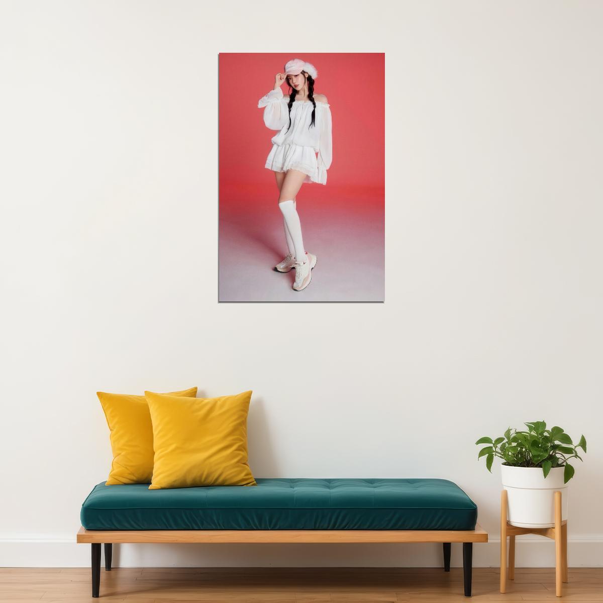 Aespa Ningning Poster Fashion Photo Print K-Pop Home Decor For Living Room Aesthetic Kpop Female Girl Group - xonomax