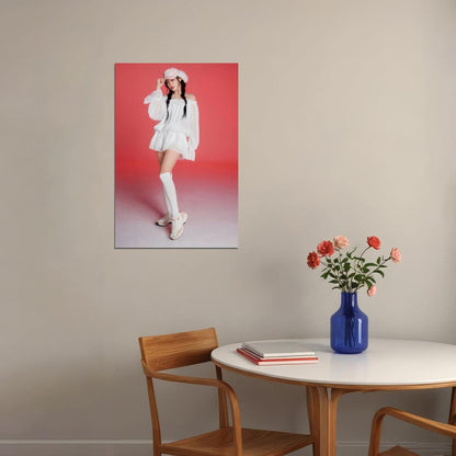 Aespa Ningning Poster Fashion Photo Print K-Pop Home Decor For Living Room Aesthetic Kpop Female Girl Group - xonomax