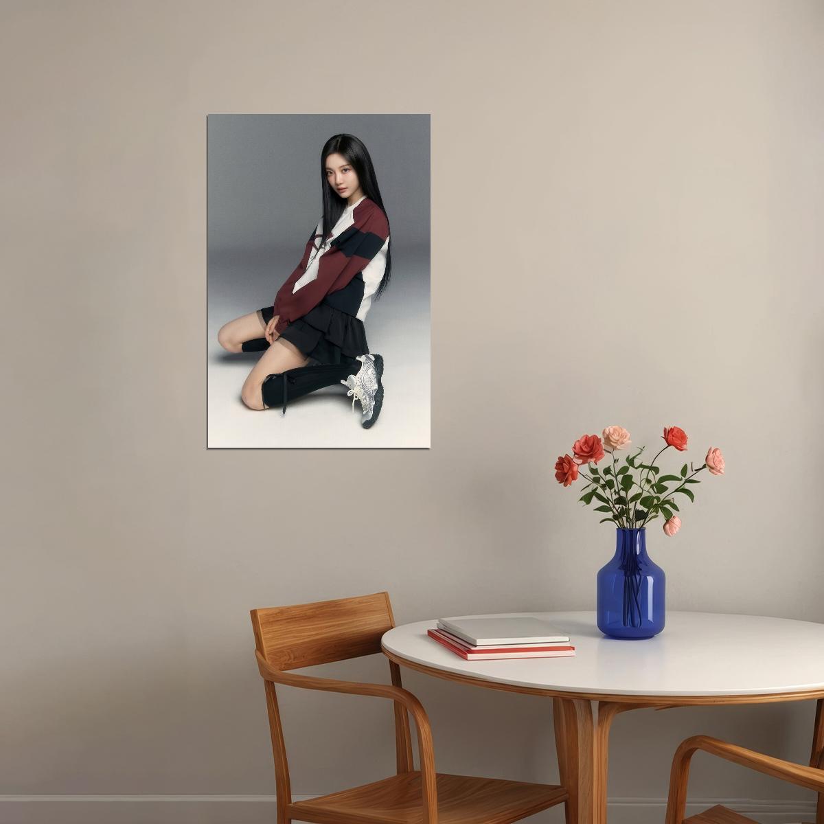 Aespa Ningning Poster Fashion Photo Print K-Pop Home Decor For Living Room Aesthetic Kpop Female Girl Group - xonomax